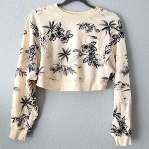 Free People Croped Sweatshirt